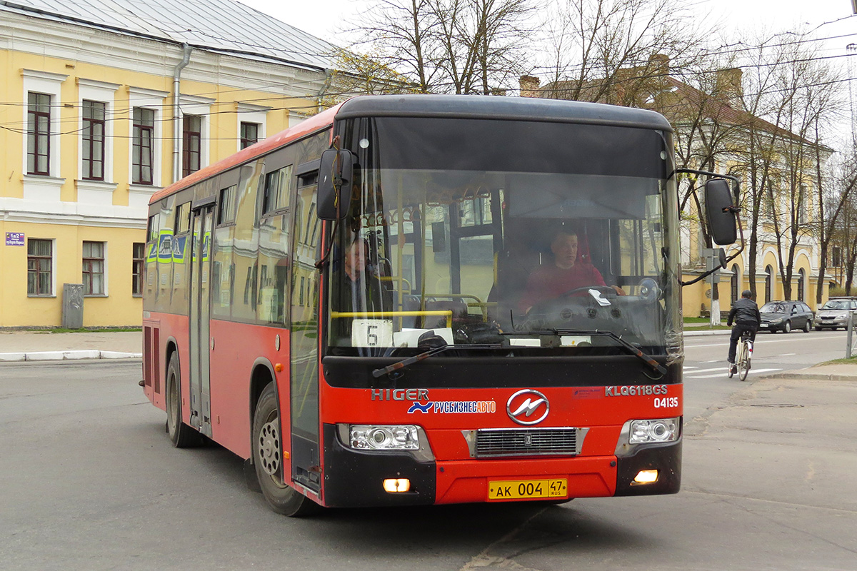 Ленинградская область, Higer KLQ6118GS № 04135