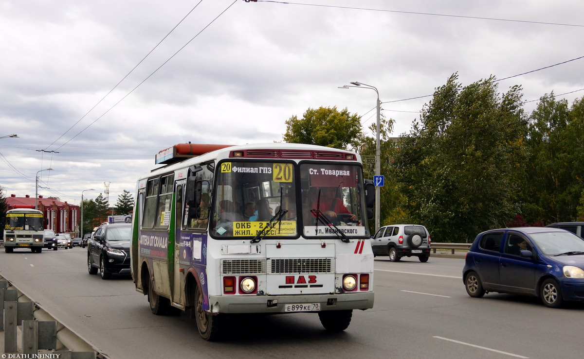 Томская область, ПАЗ-32053 № Е 899 КЕ 70