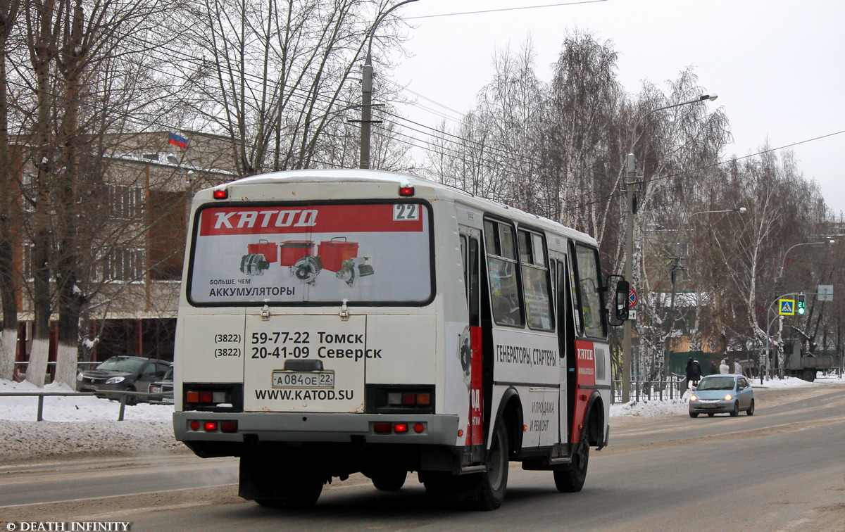 Томская область, ПАЗ-32054 № А 084 ОЕ 22