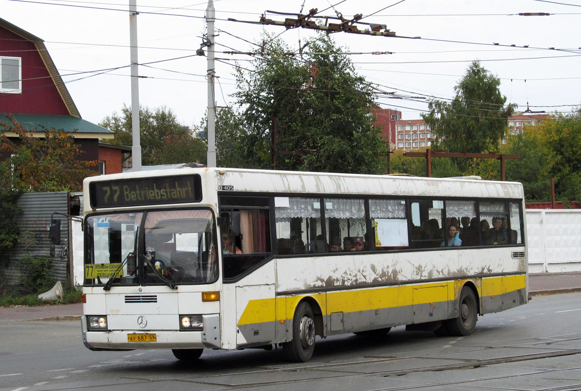 Пермский край, Mercedes-Benz O405 № АУ 687 59