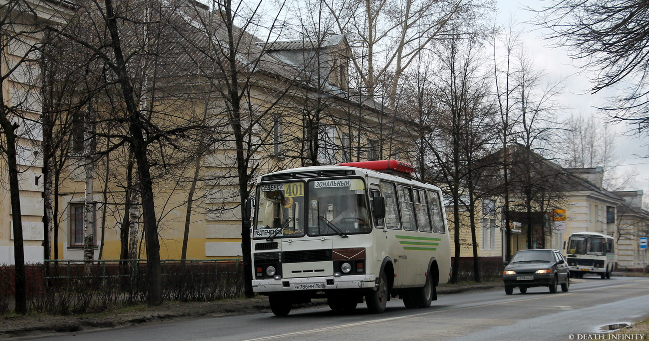 Томская область, ПАЗ-32054 № Е 786 ММ 70