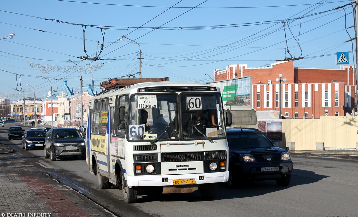 Томская область, ПАЗ-32054 № ВС 492 70