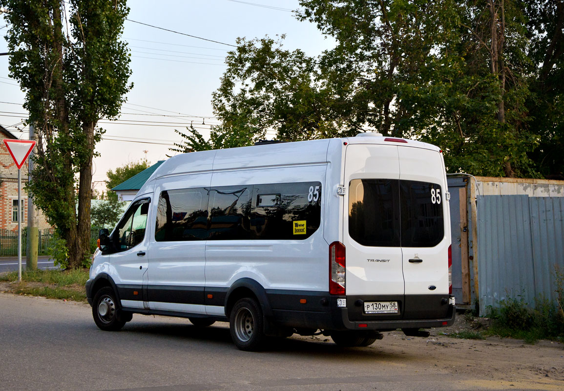 Пензенская область, Ford Transit FBD [RUS] (Z6F.ESG.) № Р 130 МУ 58