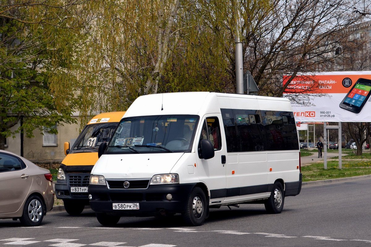 Ставропольский край, FIAT Ducato 244 CSMMC-RLL, -RTL № В 580 РК 26