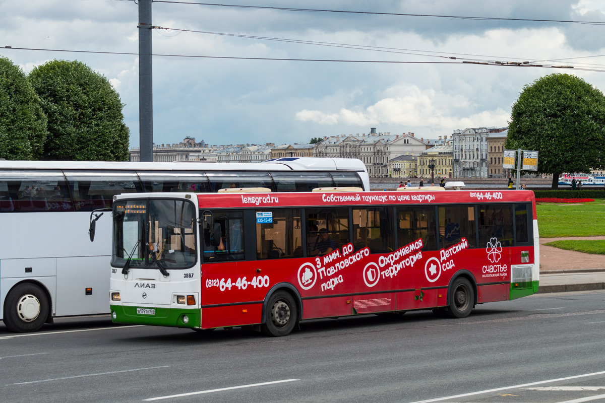 Санкт-Петербург, ЛиАЗ-5293.60 № 3867