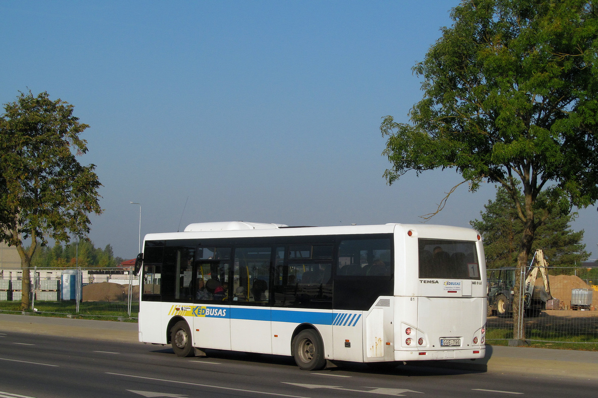 Литва, TEMSA MD9 LE № 81