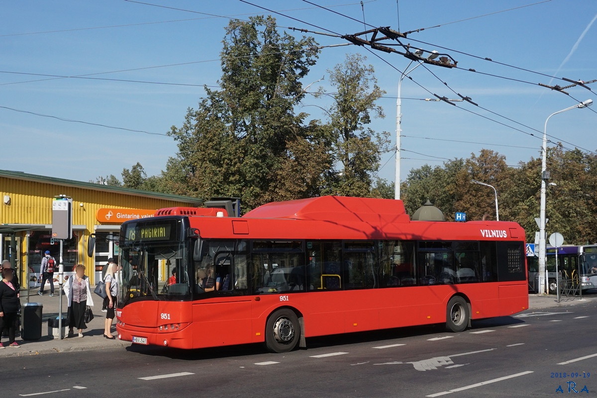 Литва, Solaris Urbino III 12 CNG № 951