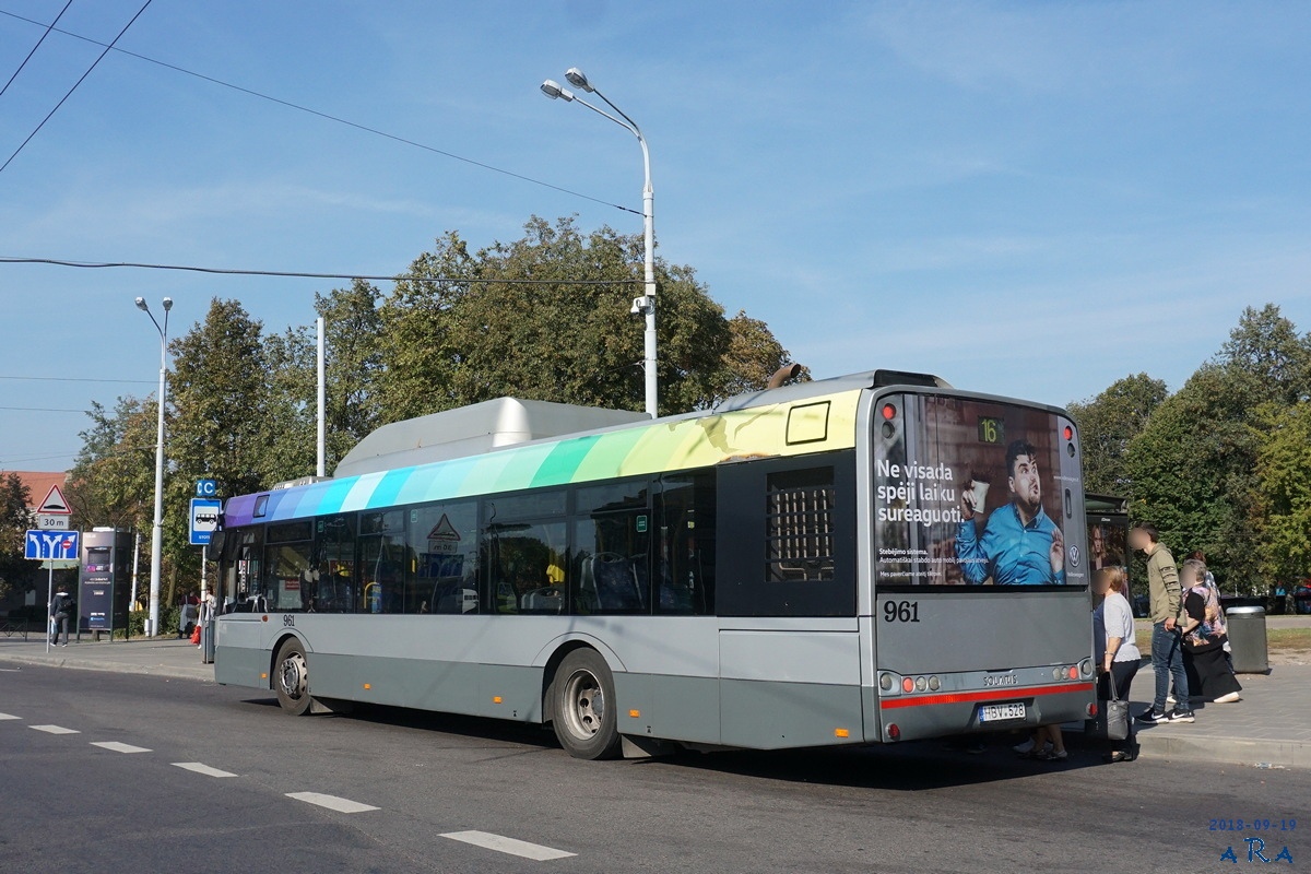 Литва, Solaris Urbino III 12 CNG № 961