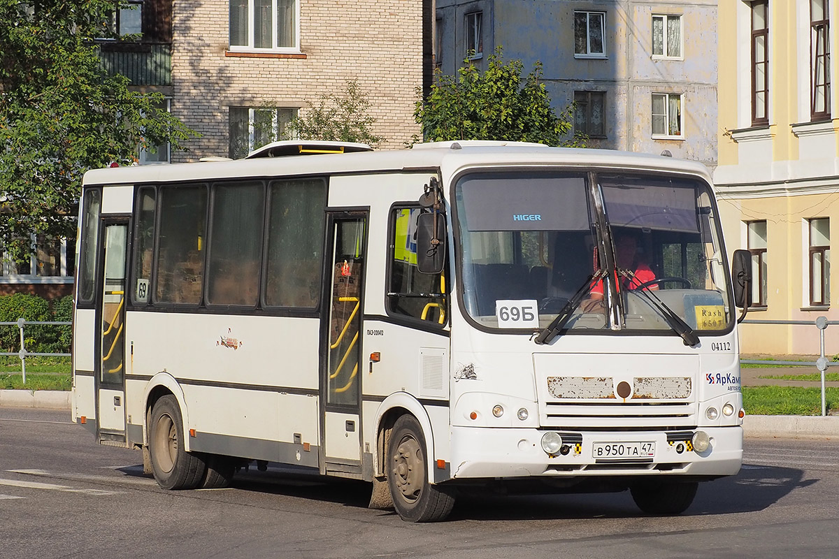 Ленинградская область, ПАЗ-320412-05 № 04112