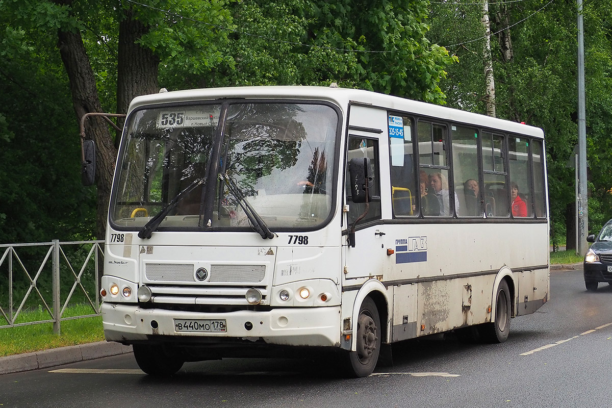 Ленинградская область, ПАЗ-320412-05 № 7798