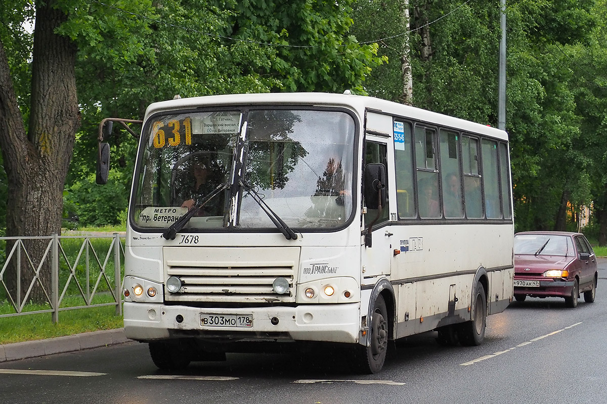 Ленинградская область, ПАЗ-320412-05 № 7678