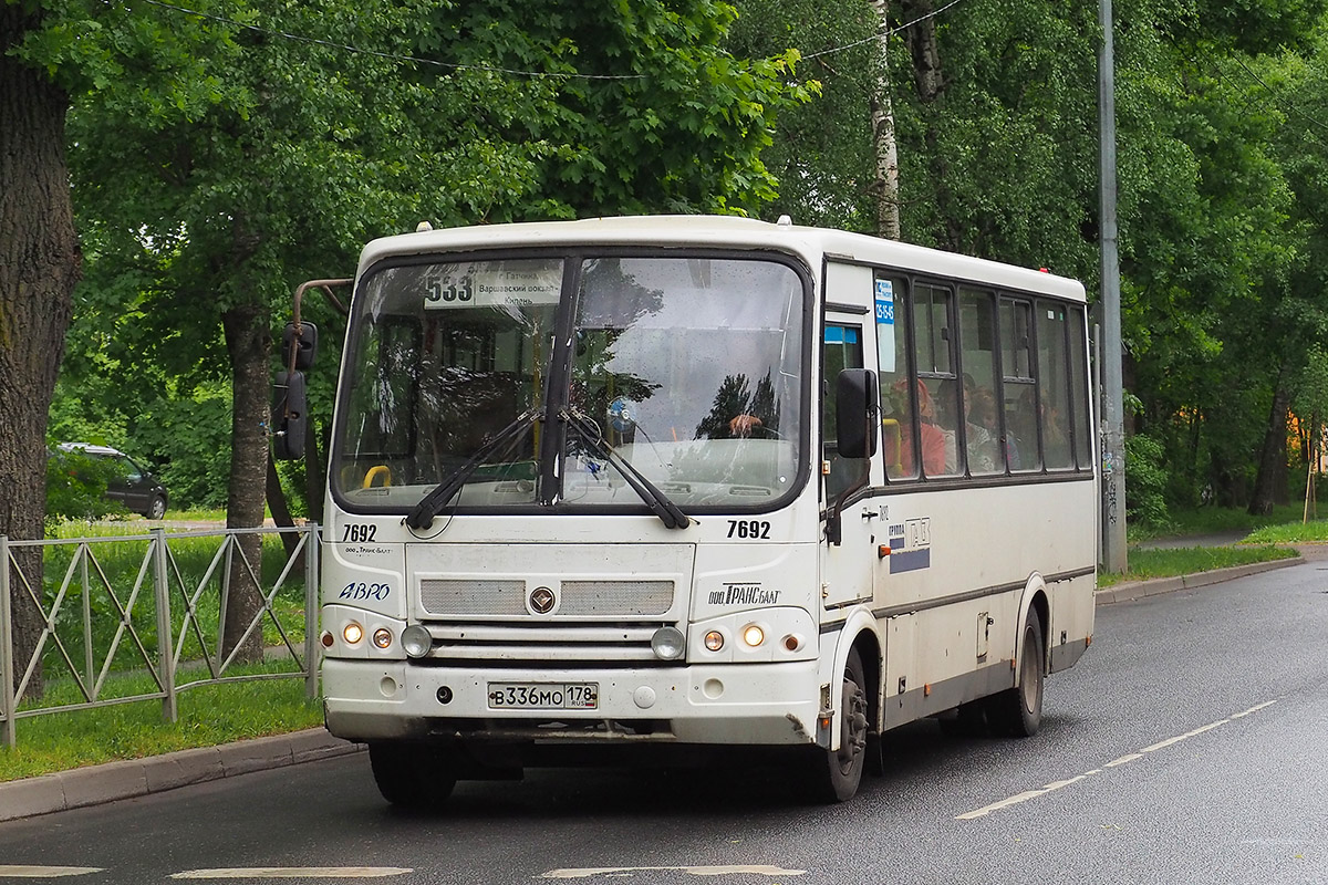 Ленинградская область, ПАЗ-320412-05 № 7692