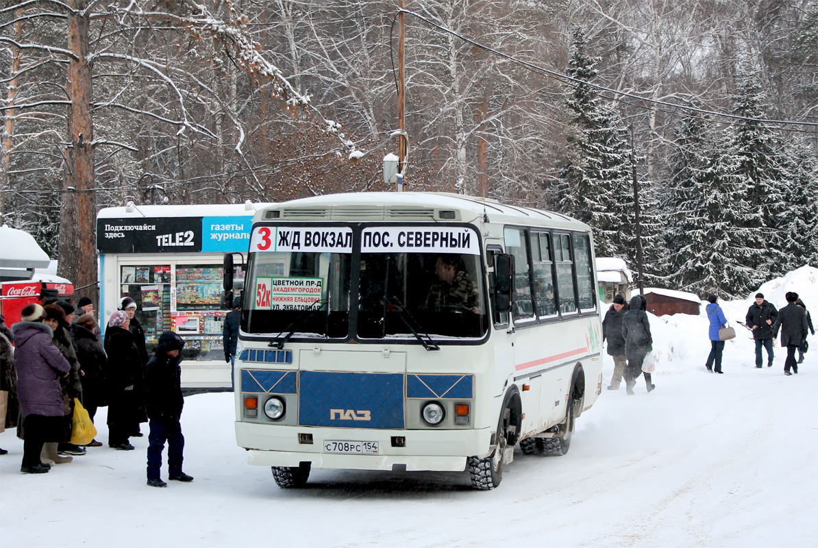 Новосибирская область, ПАЗ-32054 № С 708 РС 154