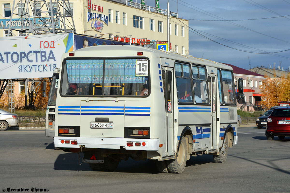 Саха (Якутия), ПАЗ-32054 № Х 666 КН 14