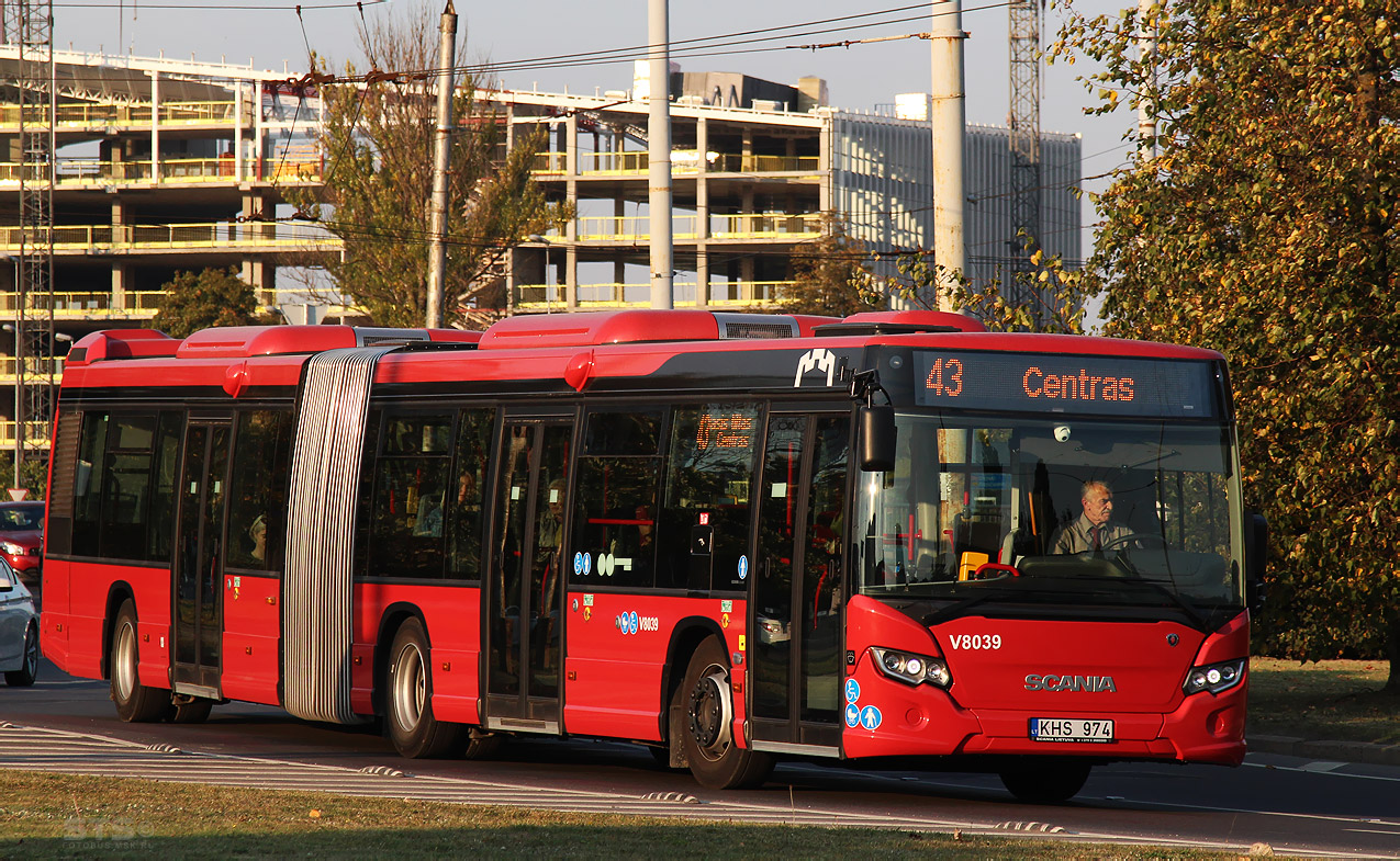 Литва, Scania Citywide LFA № V8039