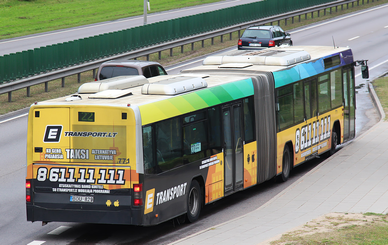 Литва, Volvo 7700A № 771