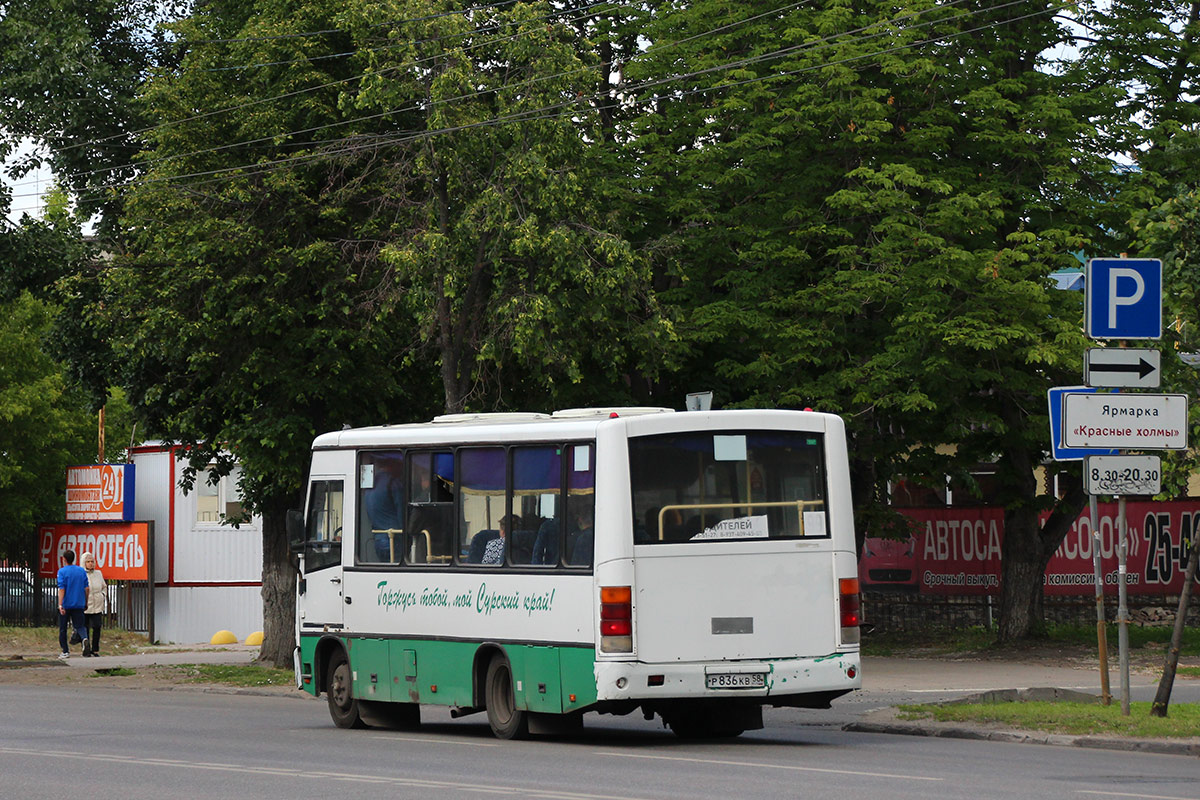 Пензенская область, ПАЗ-320402-03 № Р 836 КВ 58