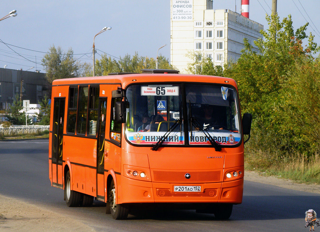 Nizhegorodskaya region, PAZ-320414-05 "Vektor" (1-2) Nr. Р 201 АО 152
