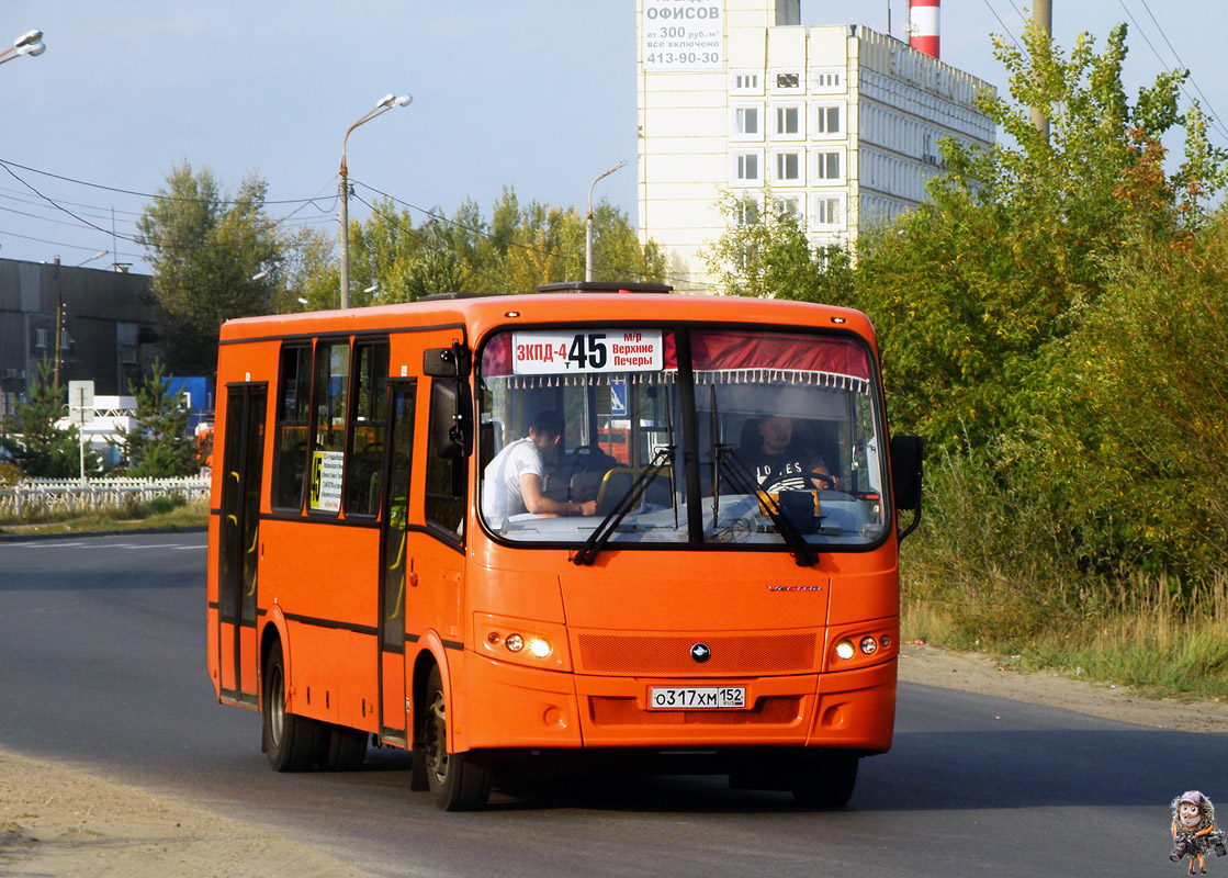 Нижегородская область, ПАЗ-320414-05 "Вектор" № О 317 ХМ 152