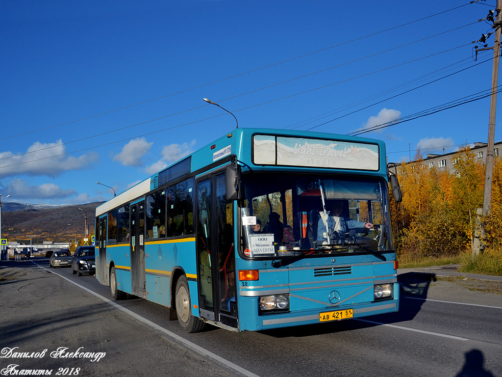 Мурманская область, Mercedes-Benz O405N № АВ 421 51