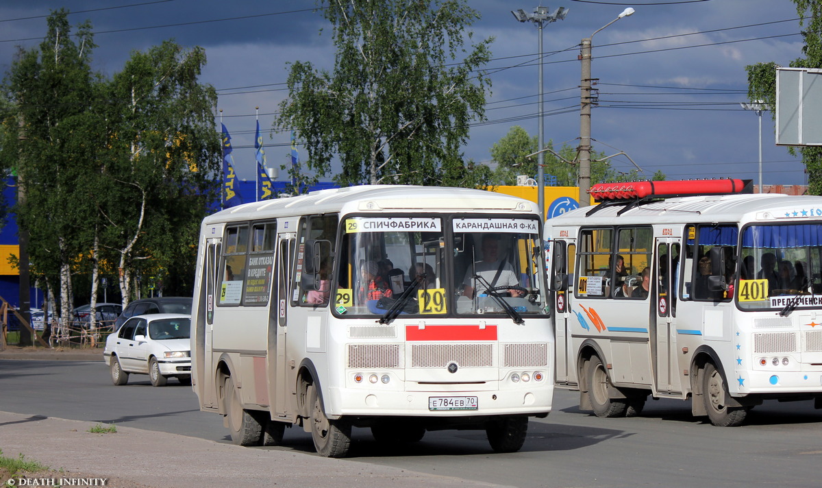 Томская область, ПАЗ-32054 № Е 784 ЕВ 70