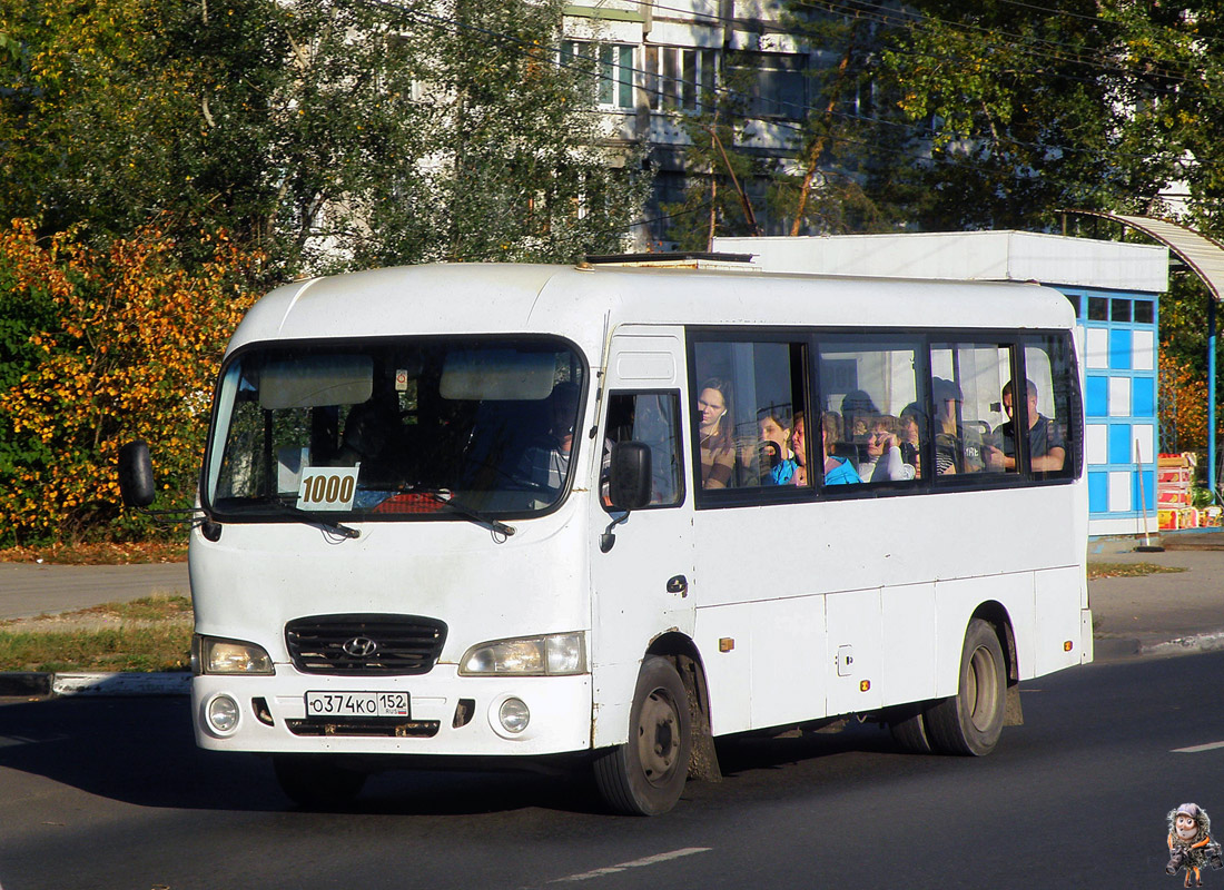 Ніжагародская вобласць, Hyundai County LWB (ТагАЗ) № О 374 КО 152