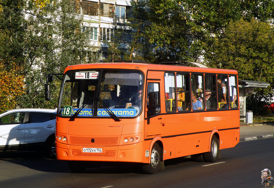 Nizhegorodskaya region, PAZ-320414-05 "Vektor" Nr. О 172 ХХ 152