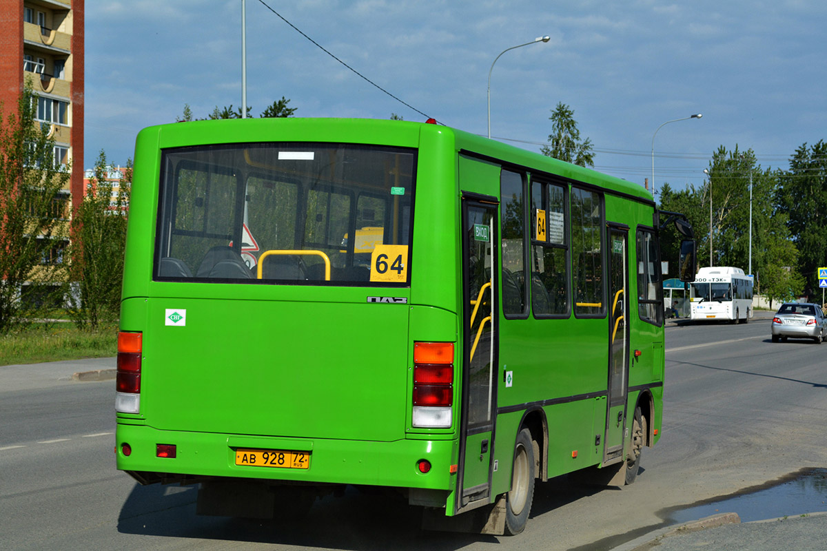 Тюменская область, ПАЗ-320302-22 № АВ 928 72