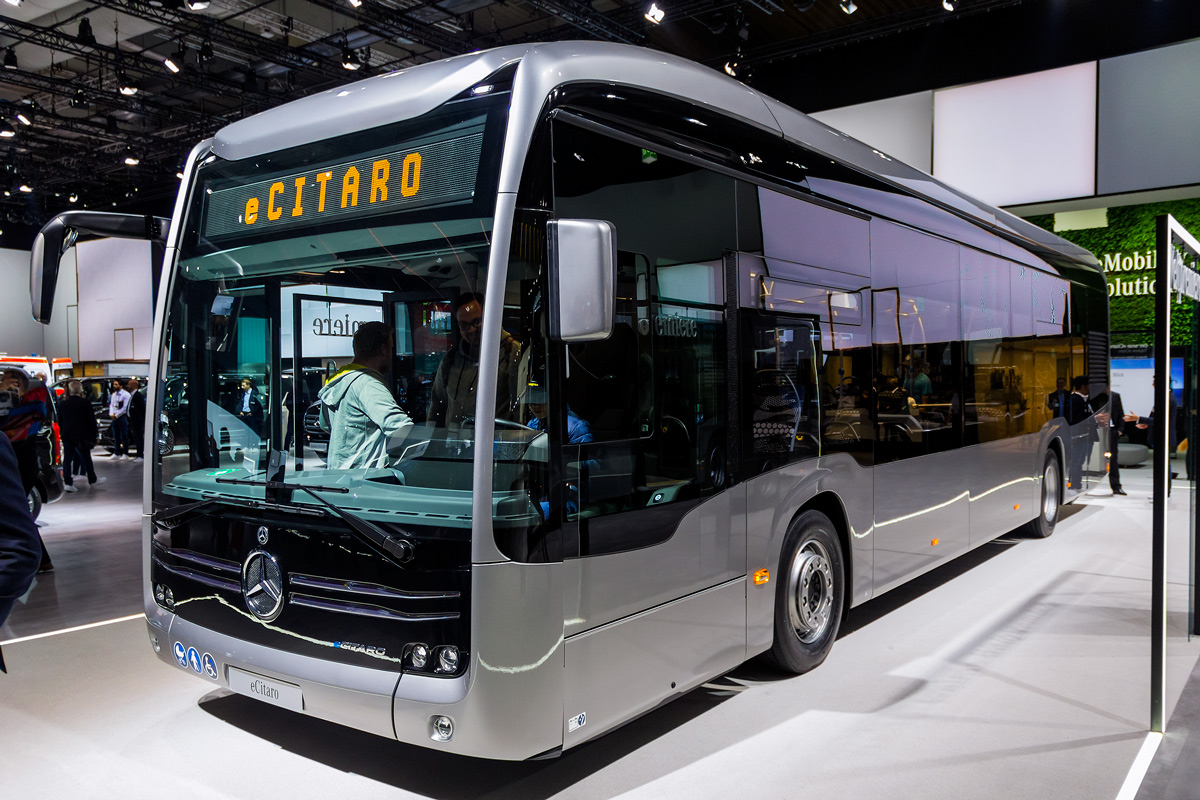 Баден-Вюртемберг, Mercedes-Benz eCitaro № MA-EV 1063; Нижняя Саксония — IAA Nutzfahrzeuge 2018