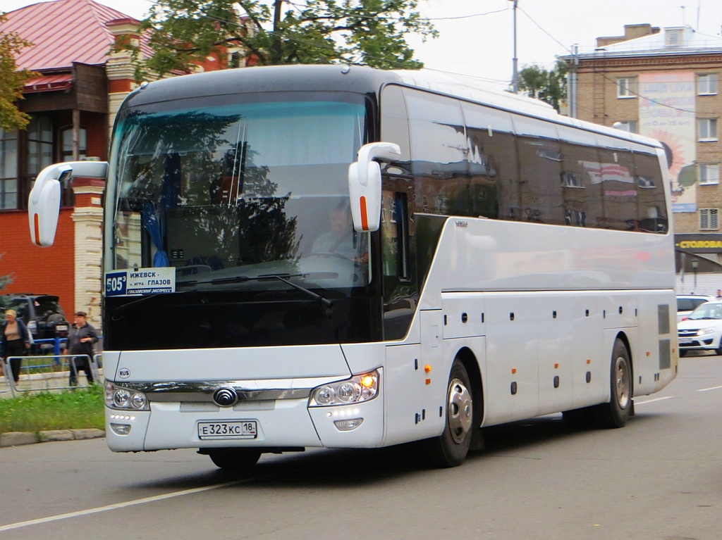 Удмуртия, Yutong ZK6122H9 № Е 323 КС 18