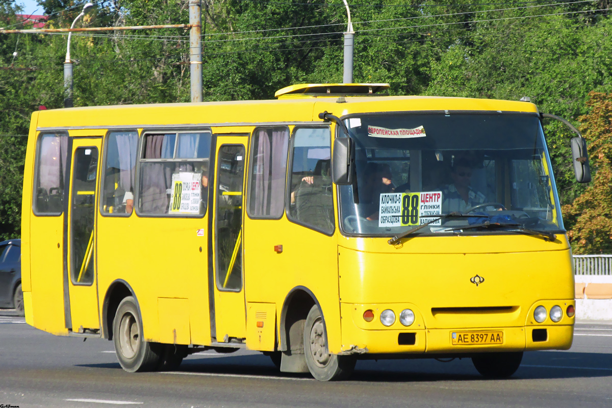 Dnepropetrovsk region, Bogdan A09201 (LuAZ) Nr. AE 8397 AA