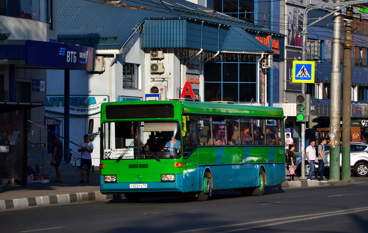 Пензенская область, Mercedes-Benz O405 № Р 022 РА 58