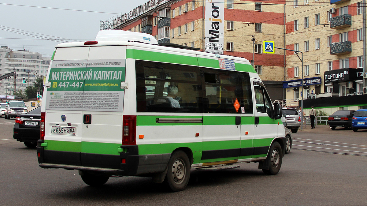 Бурятия, FIAT Ducato 244 CSMMC-RLL, -RTL № В 865 МВ 03