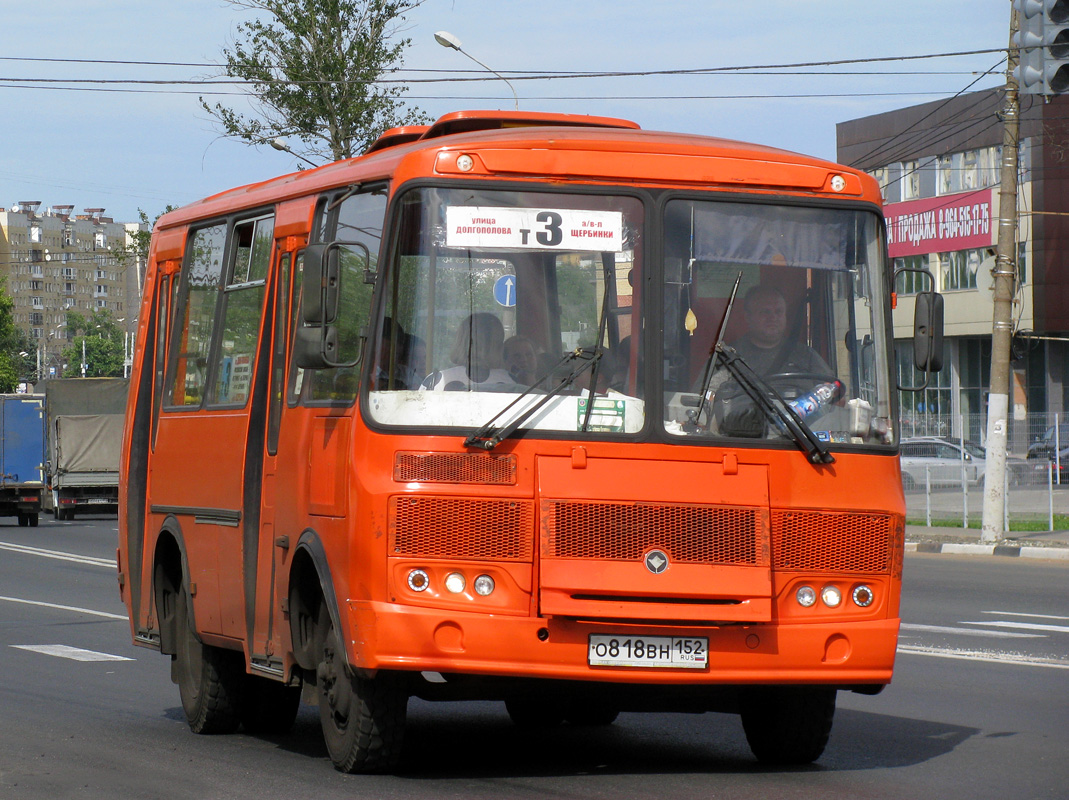 Нижегородская область, ПАЗ-32054 № О 818 ВН 152