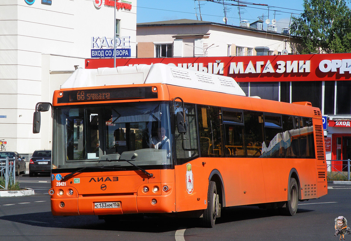 Нижегородская область, ЛиАЗ-5292.67 (CNG) № 20421