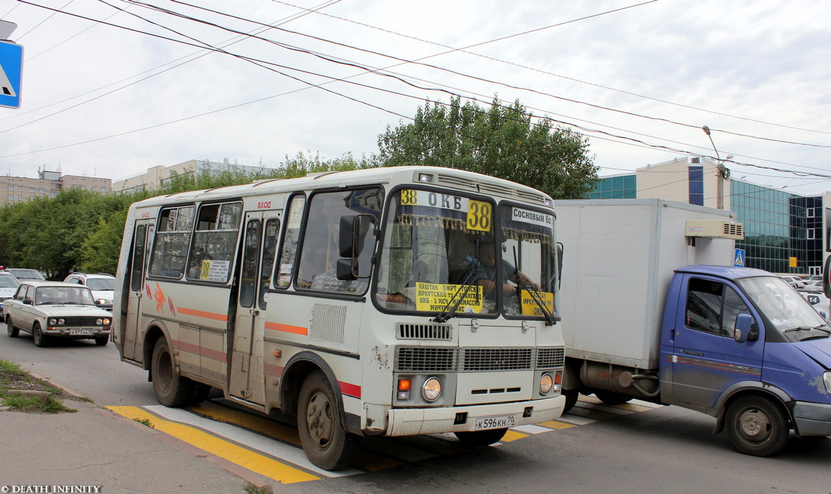 Томская область, ПАЗ-32054 № К 596 КН 70