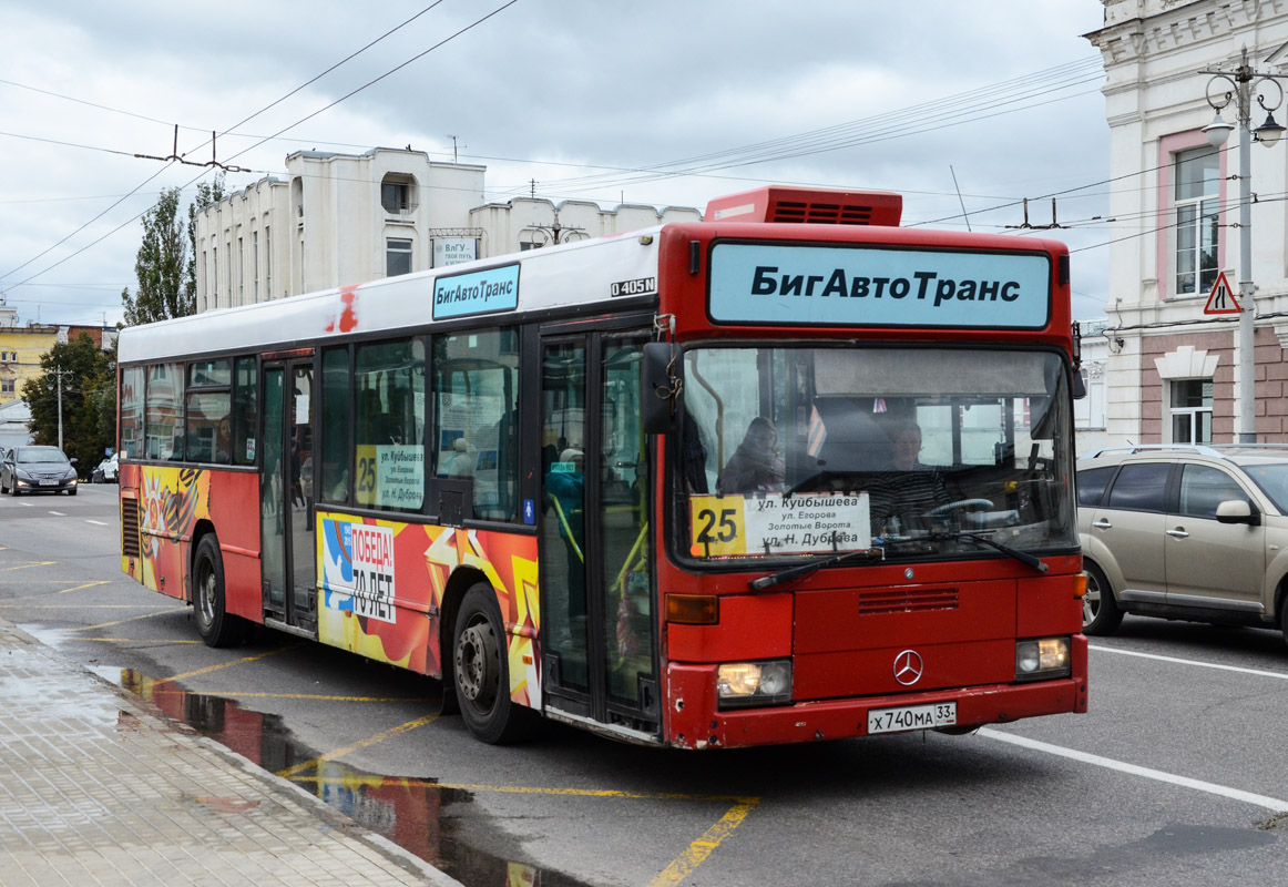 Vladimir region, Mercedes-Benz O405N2 # Х 740 МА 33