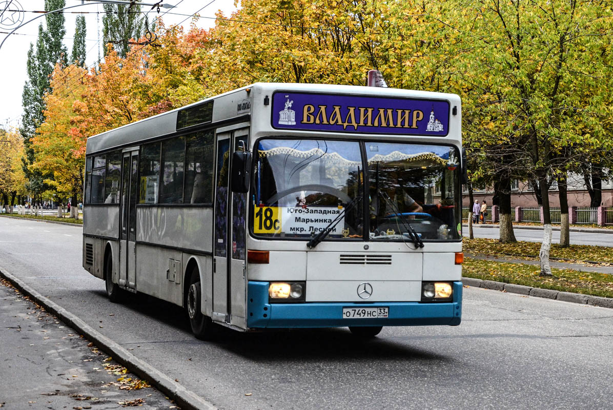 Vladimir region, Mercedes-Benz O405 № О 749 НС 33