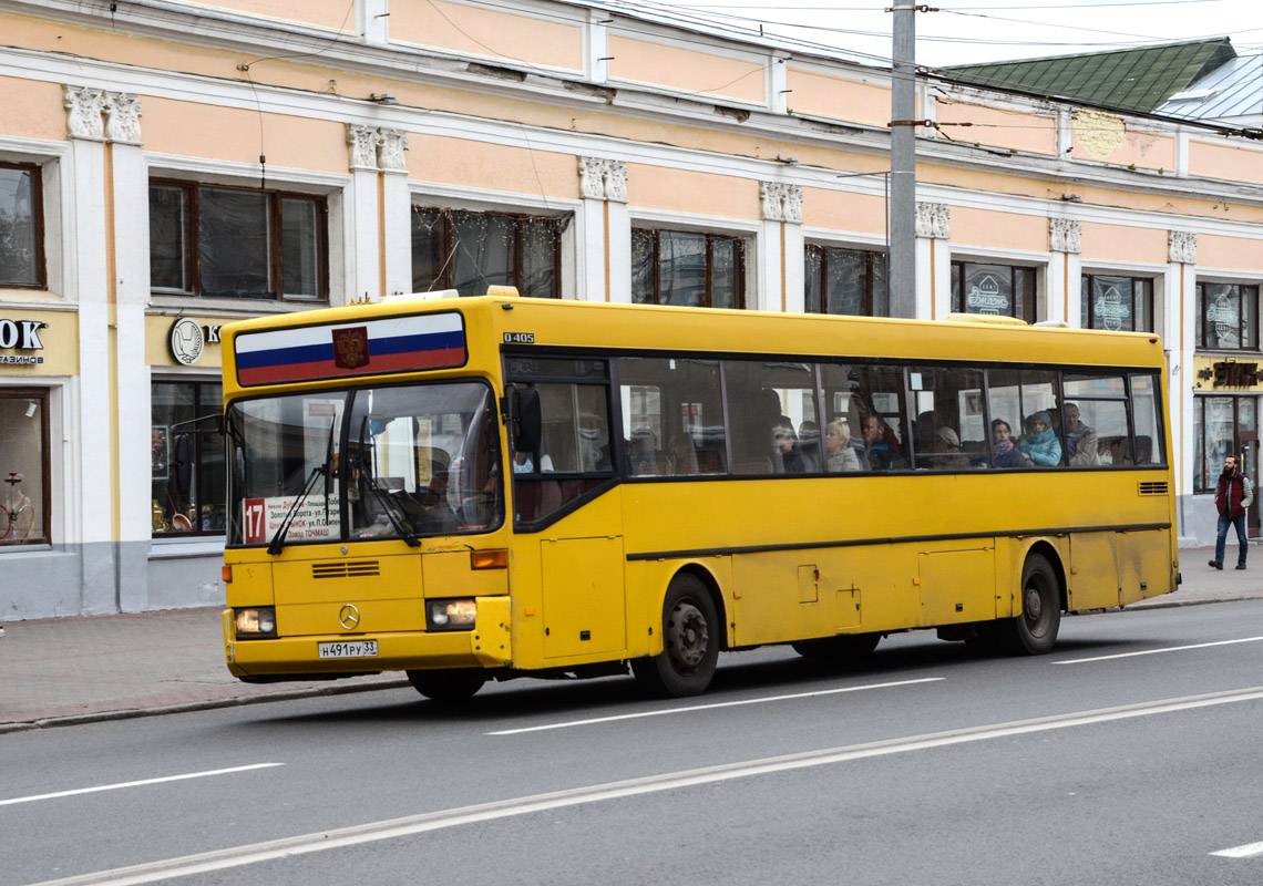 Владимирская область, Mercedes-Benz O405 № Н 491 РУ 33