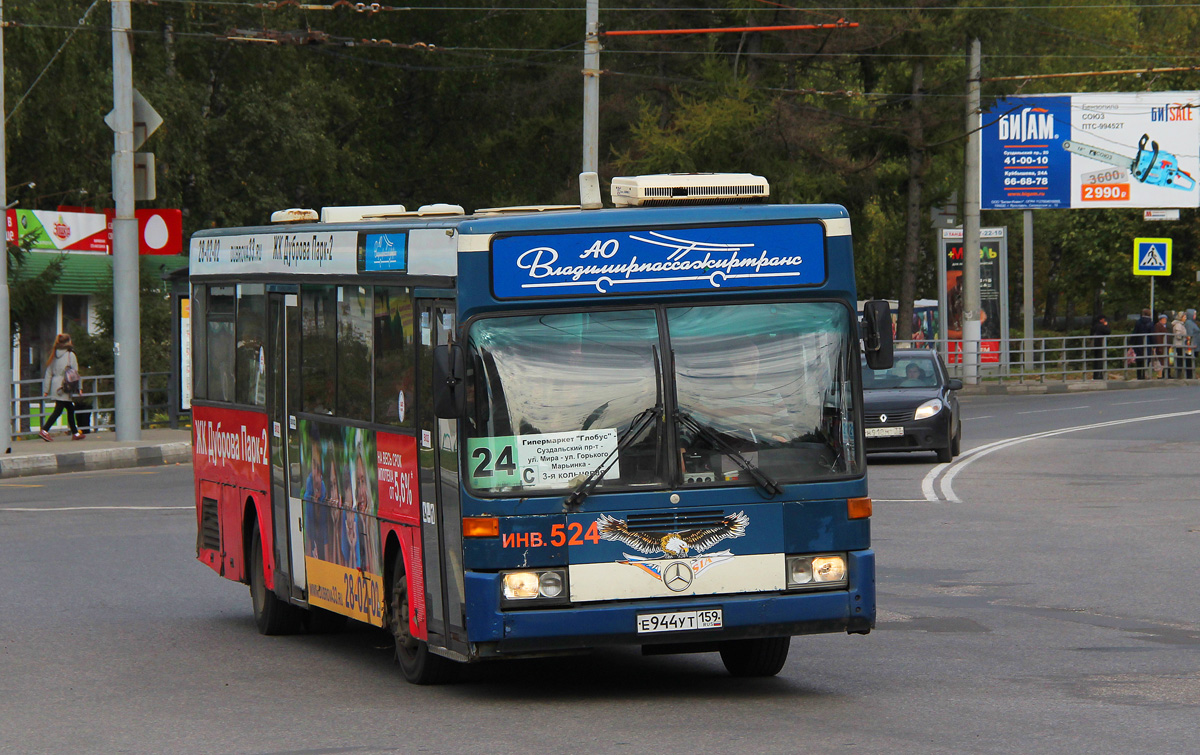 Владимирская область, Mercedes-Benz O405 № 524