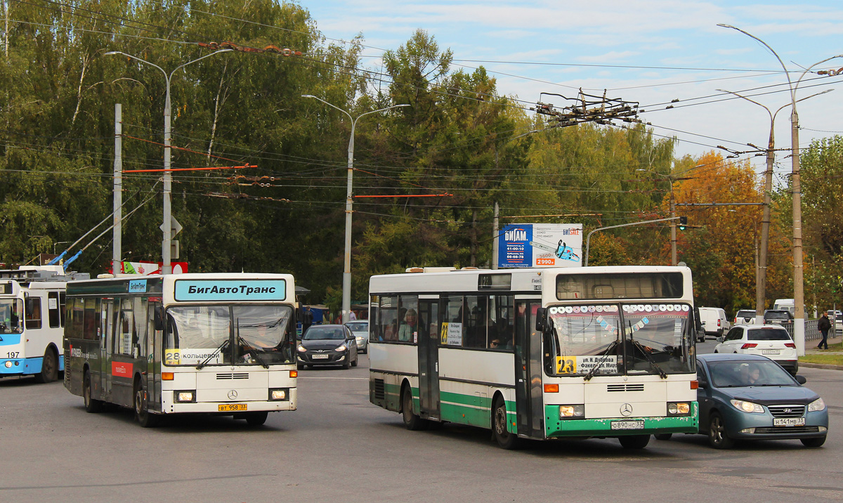 Владимирская область, Mercedes-Benz O405N2 № ВТ 958 33; Владимирская область, Mercedes-Benz O405 № О 890 НС 33