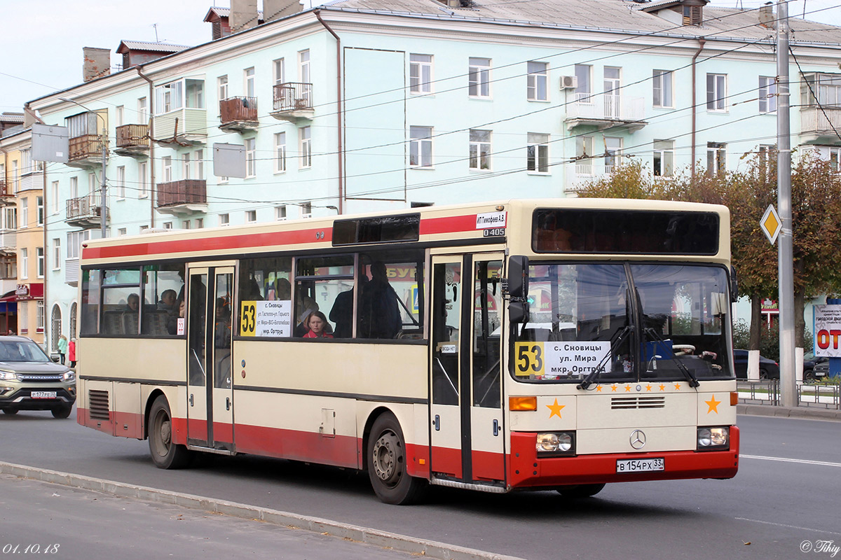 Владимирская область, Mercedes-Benz O405 № В 154 РХ 33