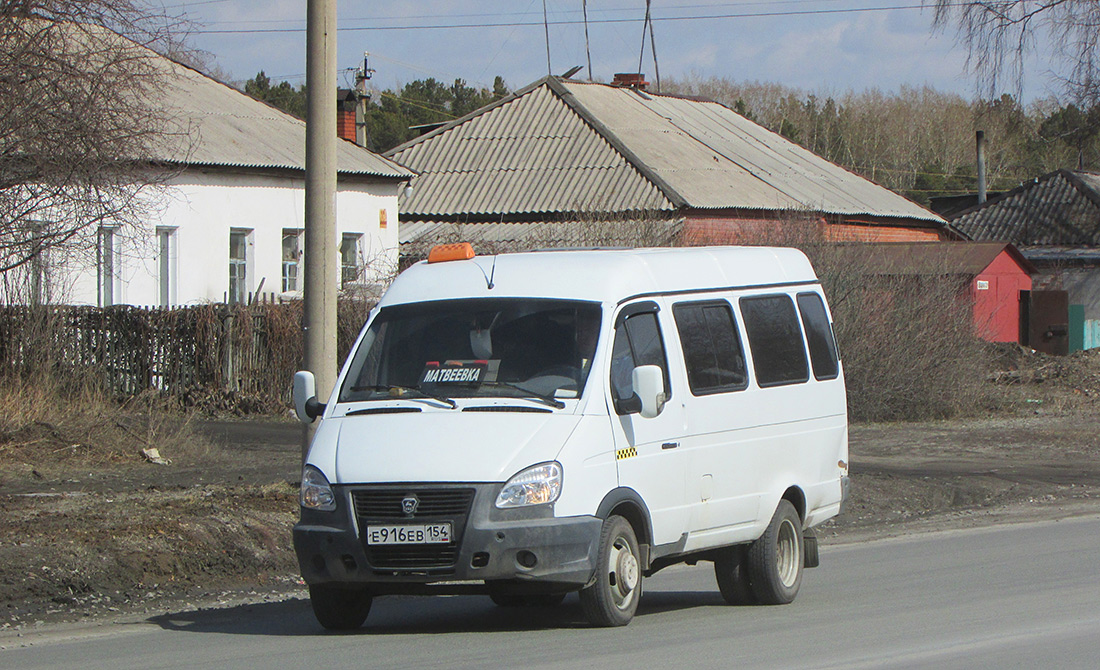 Новосибирская область, ГАЗ-322100 (XTH, X96) № Е 916 ЕВ 154