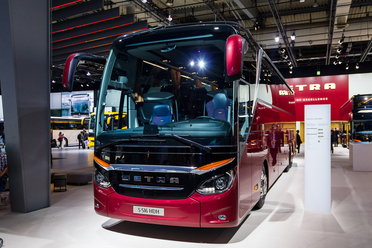 Баден-Вюртемберг, Setra S516HDH № [125182]; Нижняя Саксония — IAA Nutzfahrzeuge 2018