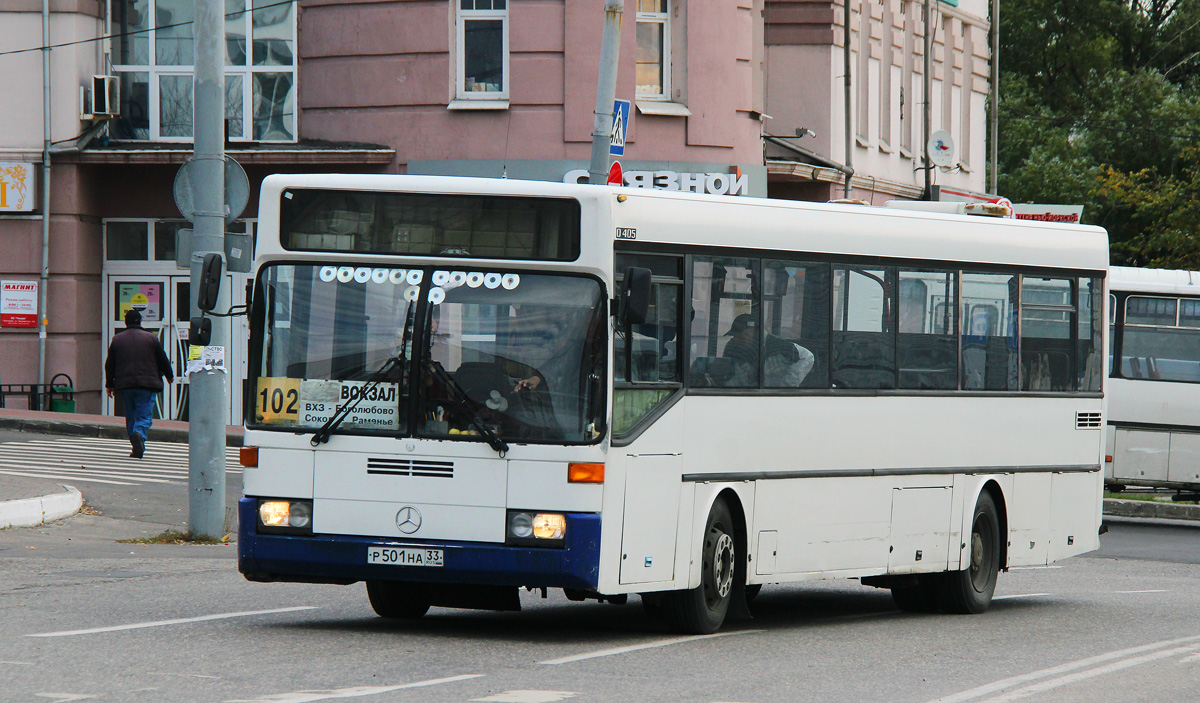 Уладзімірская вобласць, Mercedes-Benz O405 № Р 501 НА 33