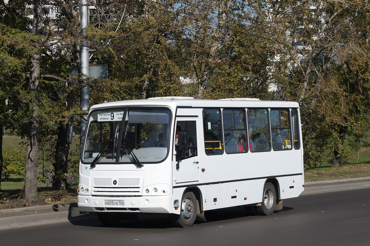 Красноярский край, ПАЗ-320302-22 № Е 605 ОА 124