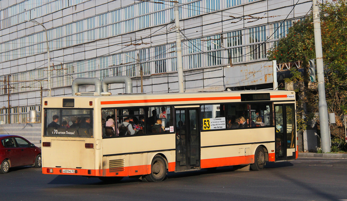 Владимирская область, Mercedes-Benz O405 № А 231 МС 33