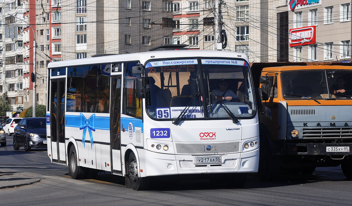 Омская область, ПАЗ-320414-04 "Вектор" (1-2) № 1232