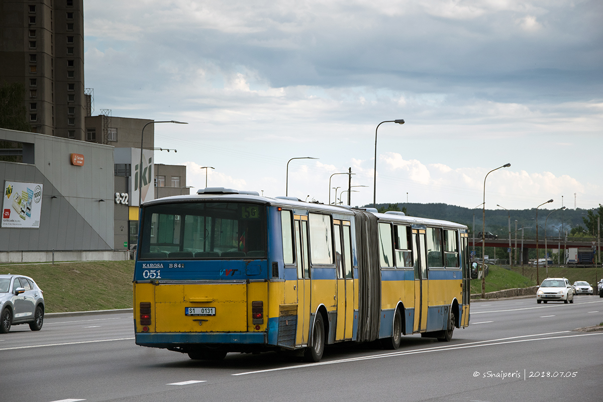 Литва, Karosa B841.1920 № S1 0131; Литва — Путешествие последней Karosa B841 из Литвы (VVT) в Чехию