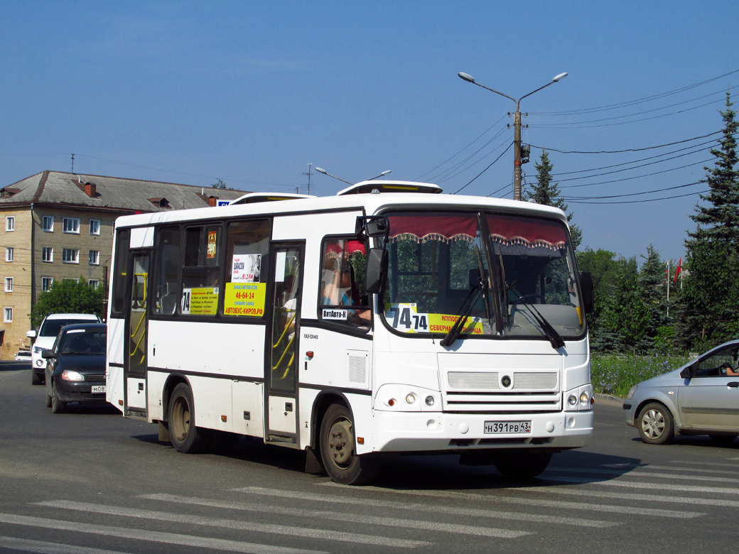 Кировская область, ПАЗ-320402-05 № Н 391 РВ 43